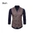 Import New Style Fashion design woven vests Grid Waistcoat Designs For Men from China
