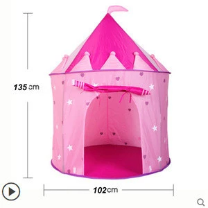 New style Shining star  princess  Castle kids playhouse tent Pop Up Kids Play Tent for sale