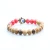 Import New trendy power picture stone beaded lucky evil bracelet accessories from China