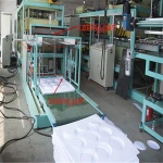New type disposable ps foam container tray box plastic thermoforming machine