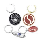 Newest customized perfect retractable zinc alloy metal custom logo key chain