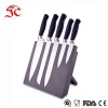 Newest Design cooking chef knife set with magnetic block