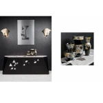 Newest luxury modern design living room wooden display cabinet