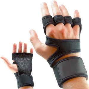No minimum strong toughness sport gym weight lifting half gloves with wrist support