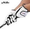 Non-slip breathable and comfortable leather colorful golf glove with ball Marker