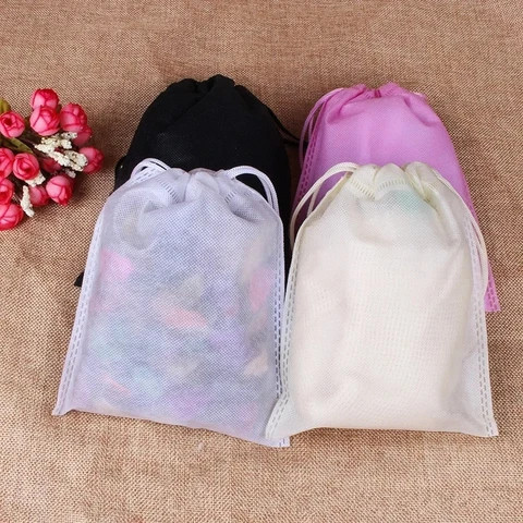 Non-wovens Drawstring Bag Dust Handbag Travel Shoes Laundry Lingerie bags