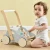 Import Odorless paint wooden kids baby stroller walker toys eco friendly toys wooden toy baby walker for baby boy from China