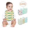 OEKO-TEX printed cotton baby bib sets for baby