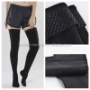 OEM anti varicose veins medical thigh high open toe beige black compression stockings with best price