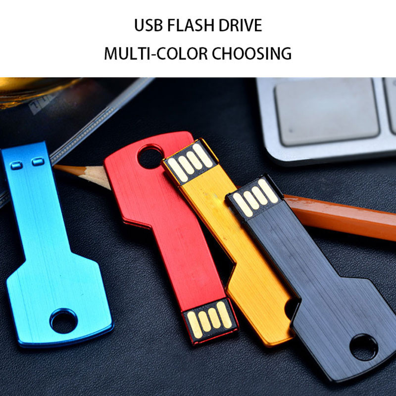 Buy Oem Custom Metal Usb Key Shaped Pen Drive 8gb 16gb 32gb Support 2.0 ...
