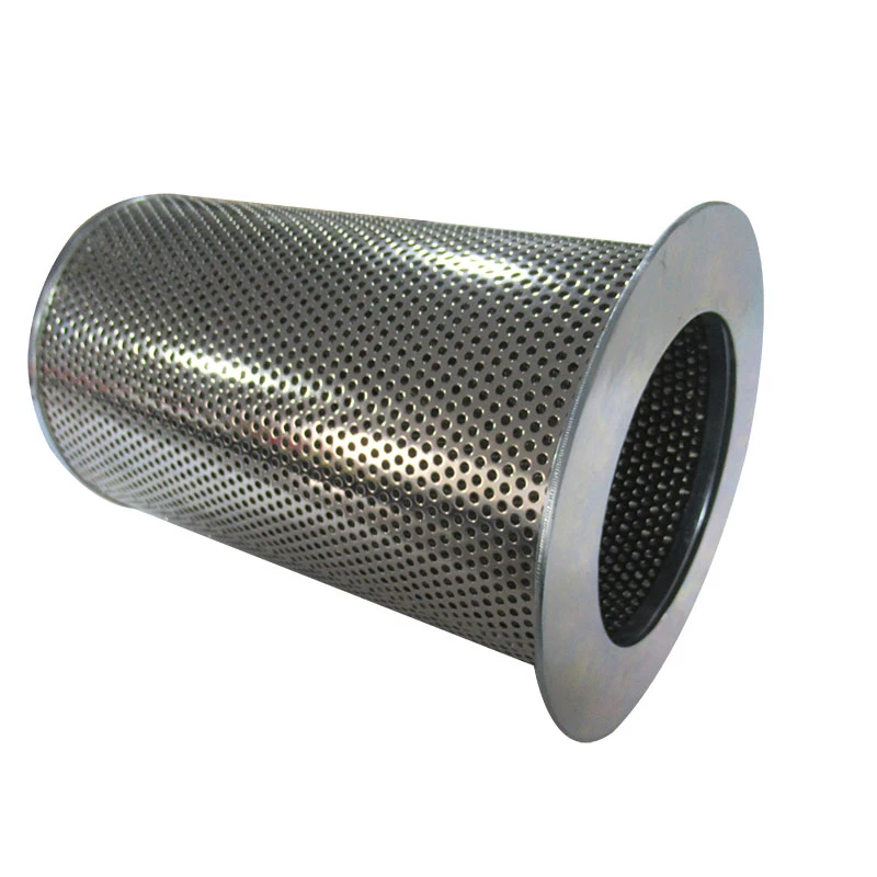 OEM customized flange interface Stainless steel folding oil filter element HHFF-201-FC