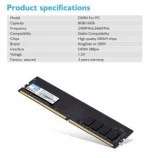 Oem Logo Desktop Memory Ddr4 4Gb 8Gb 16Gb 2400Mhz 2666Mhz Ram Factory