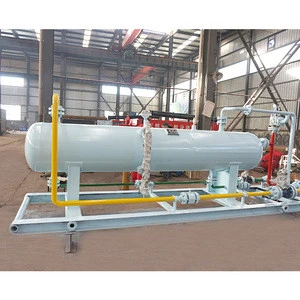Oilfield mobile gas liquid separator / two phase separator for export