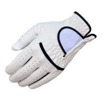 one pair Slip-resistant Breathable Wear-resistant Sunscreen Men Granules Super fiber Fabric Golf Gloves Sports