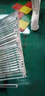 Optical fiber preform quartz glass rod