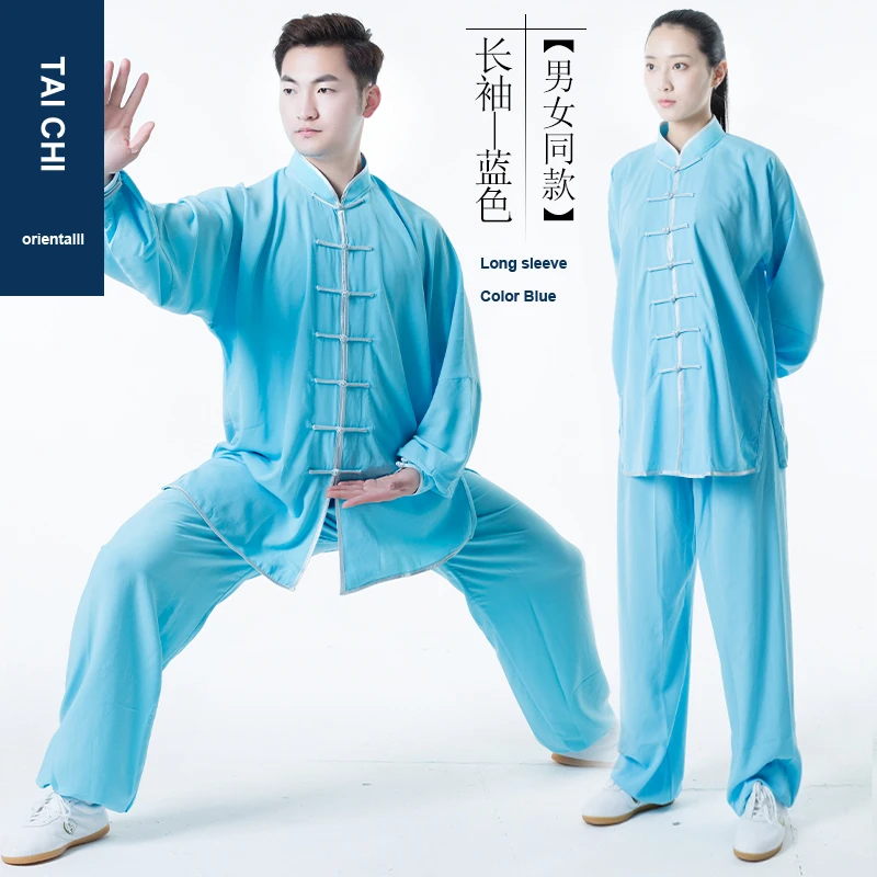 Orientalll chinese traditional kung fu wushu uniforms clothes kungfu de long tai chi taichi clothing suit jacket for winter
