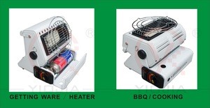 outdoor 2 in 1 New heater/portable gas heater/gas stove for camping and fishing (GH-169D)