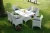 Import outdoor  garden furniture  rattan dining set from China