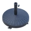 Outdoor Leisure Patio Round  Resin Umbrella Base Stand with Wheels