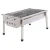 Import Outdoor Portable Barbeque Grill Stainless Steel Backyard Home Folding Charcoal BBQ Grill from China