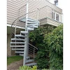 Outdoor stairs steps lowes snail wrought iron spiral staircase