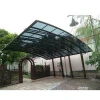 Outdoor sunshade polycarbonate metal frame car garage roof aluminum alloy canopy suspension canopy