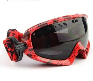 Outdoor Winter Sports Snowboards Skiing Racing Single Lens UV Windshield Adults Goggles Glasses