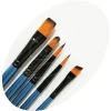 Paint Brush Manufacturers Short Wooden Handle Artist Painting Brush Oil Paint Artist  Brush
