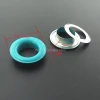 Painting Process Various Colors Eyelets Metal Clothing Shoes Leather Grommets