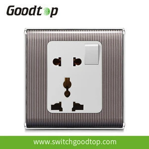 Pakistan style 16A 7+1 wall switch and socket