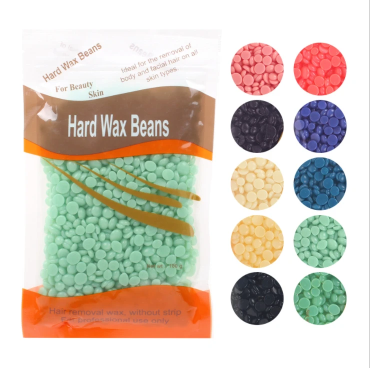 PAROO Supply 10 Colors Hard Bean Wax Hair Removal Bean Wax