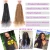 Import Passion Twist Braiding Hair Faux Locs Crochet Hair Synthetic Heat Resistant Fiber Color #1B #T27 #T30 #TBug 16&quot; 80g 22 Strands from China