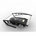 PC Transparent Sun Board Sunshade Rain Protected Automower Garages Weed Extractor Lawn Mower Sun Awning