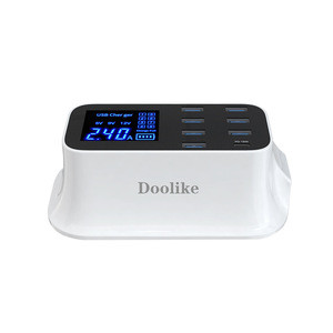 Doolike Usb Adapter Buy Pd Quick Charge Display Led Multi Usb Charger 8usb 40w Wall Charger ...