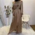 Import PE6345# Hot Sell Satin Dress Collection Soft Smooth Satin Elegant Long Dresses Muslim Women Modest Wear Clothing EID Best Choice from China