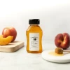 Peach Infused Raw Honey Bottle Harvested In Environmentally Clean Areas Natural Honey Flavor