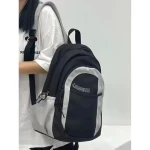 Peacock Blue White America Style Student Backpack High School Bag Junior School Backpack Soft Light School Bag For Students