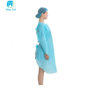 Personal Equipment Gown Reusable Cpe Isolation Gown Machine Disposable Apron Medical Gown