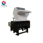 PET bottle PP PE film waste recycling plastic crusher / PVC pipe crushing machine