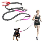 Pet Collars &Leashes Type Durable Nylon Bungee Hands Free Dog Leash