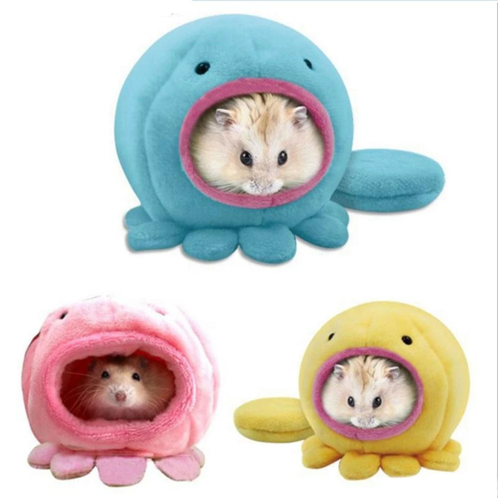 Pet Plush Sleep Mat Pad Bed for Hamster Hedgehog Squirrel Mice Cage