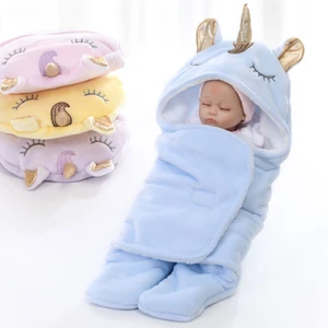 PHB 31170 unicorn design fashion winter wholesale baby cartoon sleeping bag