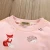 Import Pink long sleeve round collar allover fox animals baby clothes cute hedgehog korean style girl winter hoody sweatshirt from China