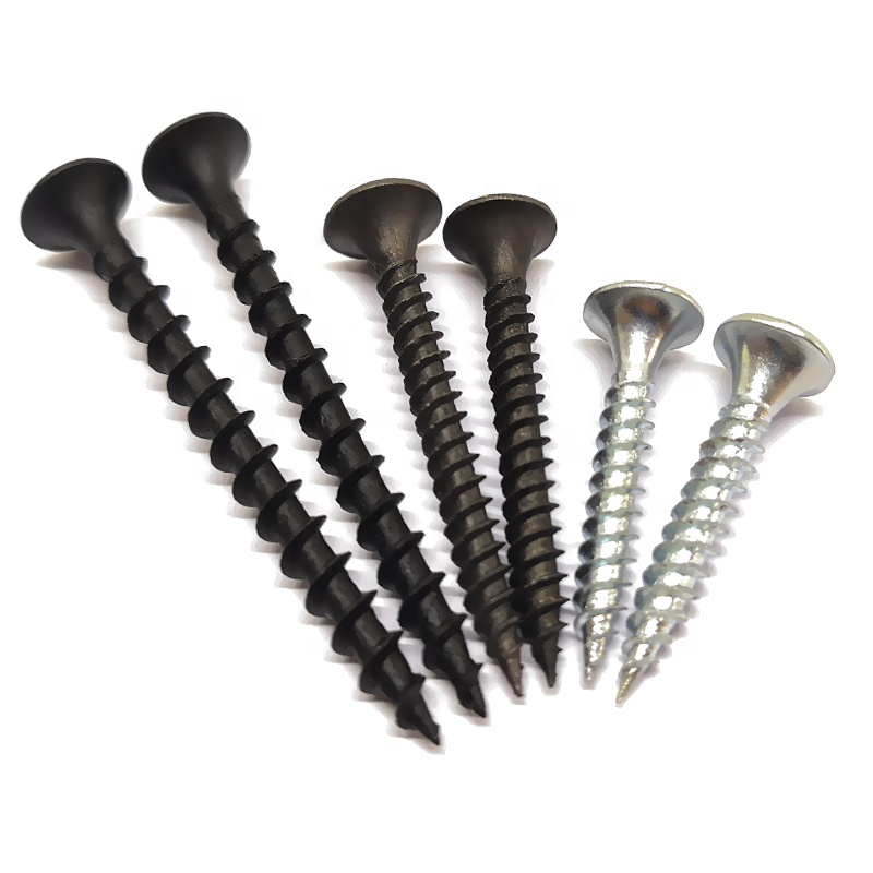 Plasterboard black drywall screw with factory price