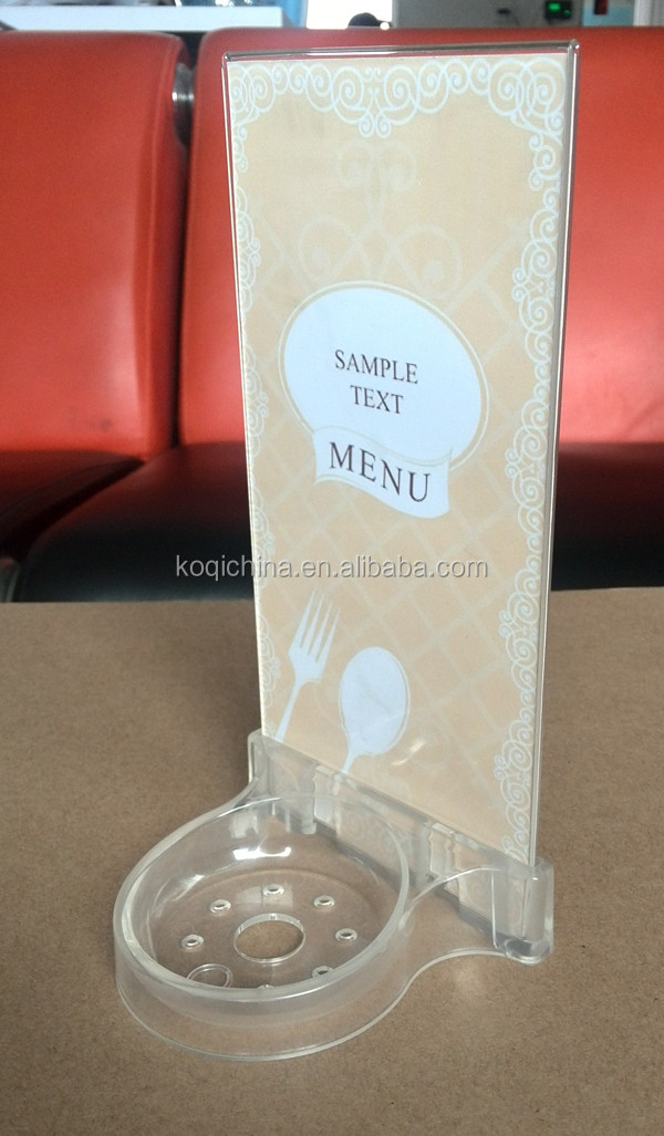 Buy Plastic Restaurant Table Stand Menu Holder K-sp Menu Stand from ...