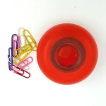plastic round magnetic paperclip dispenser