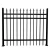 Import popular aluminum fence Panel Aluminum Fence Accessories Steel Fence from China