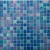 Import popular glass mosaic tiles for swimming pool blue color from China