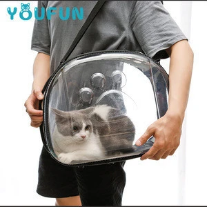 Popular Pet Outdoor Bag Transparent Cat Backpack Carrying Bag Space Capsule Car Cat Supplies