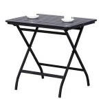 Portable folding table and chair set